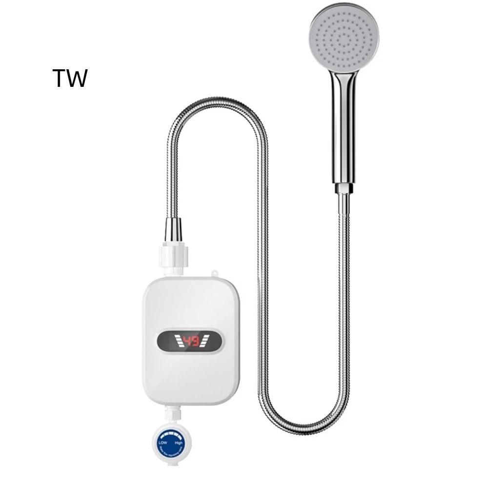 LCD Temperature Display Instant Electric Water Heater Waterproof 3500 W Power Electric Shower Heater Quick Heating Fast Heating