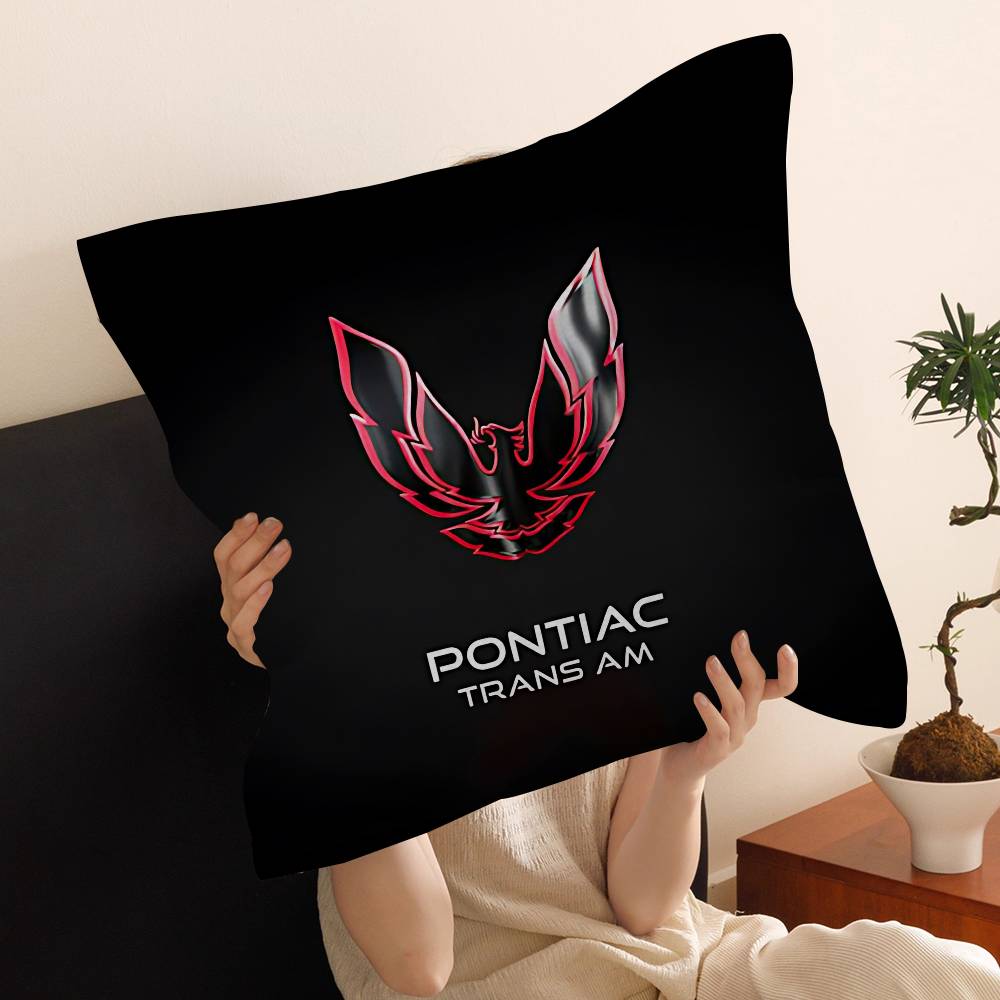 Pontiac Firebird Trans Pillow Covers Cartoon Sofa Decorative Home Double-Sided Printing Short Plush Cute Cushion Cover