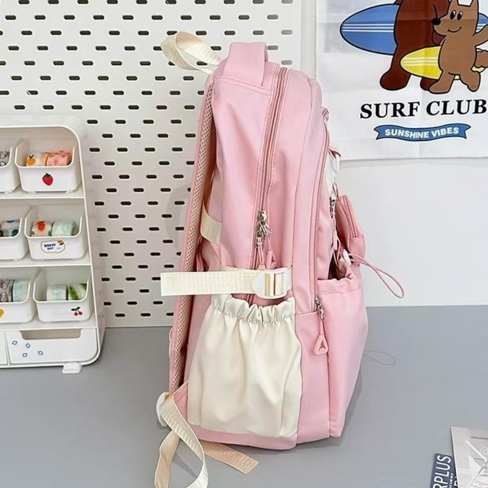 Two-piece backpack for men and women, urban simplicity, lightweight and large-capacity student schoolbag backpack trend