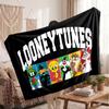 Looney Tunes Printed Flannel Blanket, Skin Friendly Warm Throw for Indoor Couch Bed Daily Use