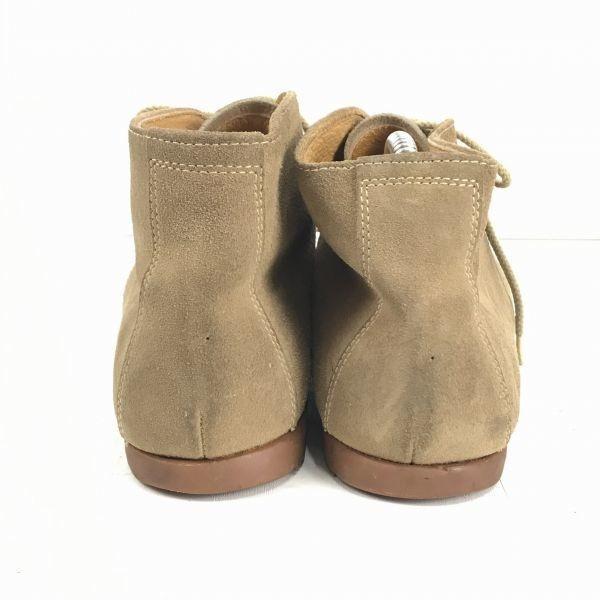 CEDAR CREST Suede Short Boots Beige 7/25.0cm