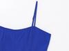 2025 European American Fashion Spaghetti Strap Waist-Cinched Long Dress