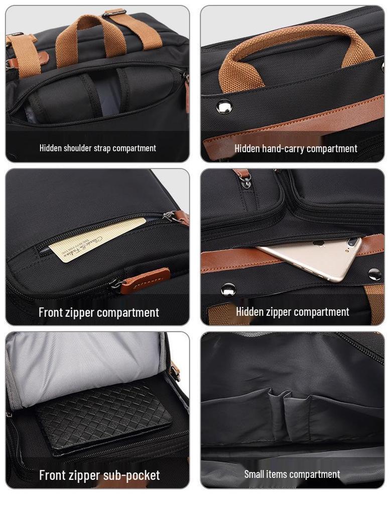 High-End Herren Multifunktions-Laptop-Rucksack - Große Kapazität für Business & Reise