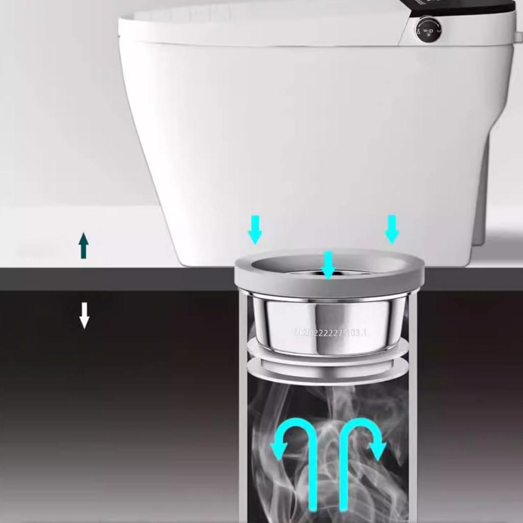 Sturdy Stainless Steel Toilet Seal Rings Bathroom Accessory for Drain Pipe Sealing Suitable for Various PVC Outlets