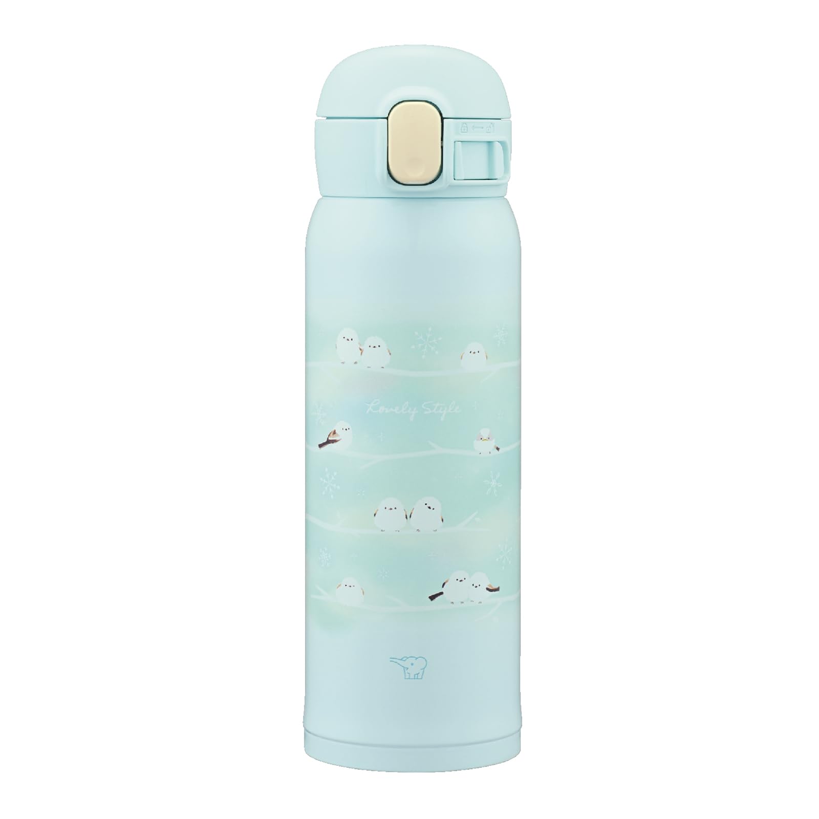 

Zojirushi Water Cute Easy to Seamless Only 3 Washes Insulates Hot and Cold Tit Bottle, 480ml, Kids Mug, Clean, Cap, Required, Water, One-Touch Mug,