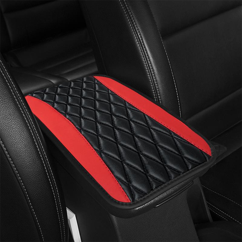 Universal Car Armrest Cover with Storage Bag – SUV/Sedan Console Protector