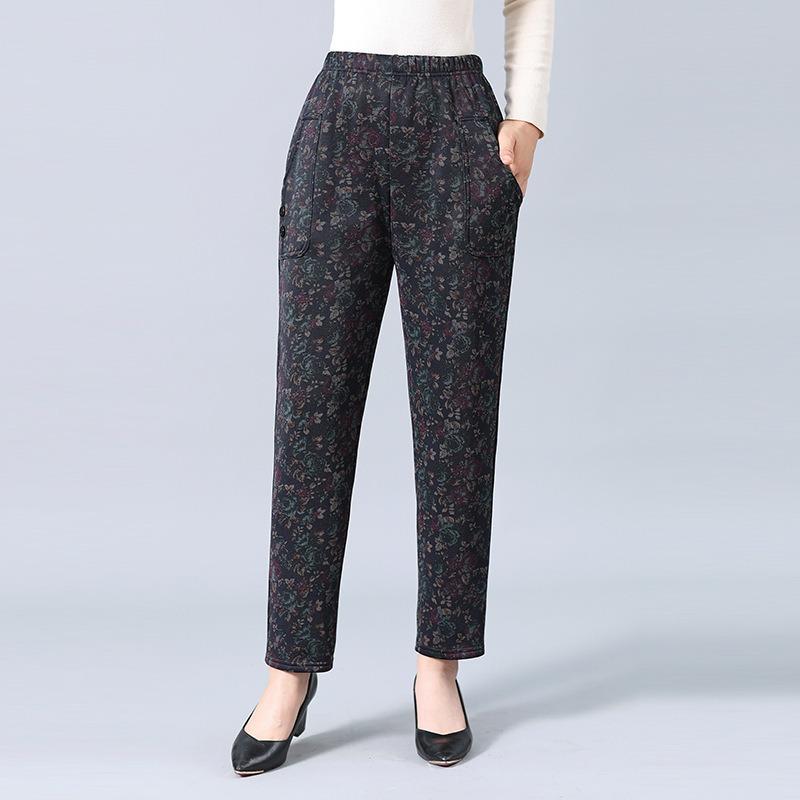 

Одежда для женщин среднего и пожилого возраста флисовые утепленные термоштаны мать зимние леггинсы брюки бабушка хлопковые брюки возраст 0 4XL