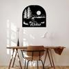 Relax Scenic Landscape Metal Wall Sign: Elegant New Indoor/Outdoor Door Hanger—Perfect for Living Room and Home Decoration