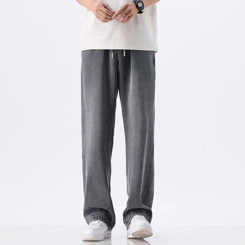 Men's Summer Thin Loose Straight Cool Trousers for Men