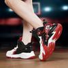31-40 Dziecięce Duże Rozmiary Antypoślizgowe Odporne na Zużycie Modne Wysokie Buty do Koszykówki Trend Sportowy Buty Dziecięce
