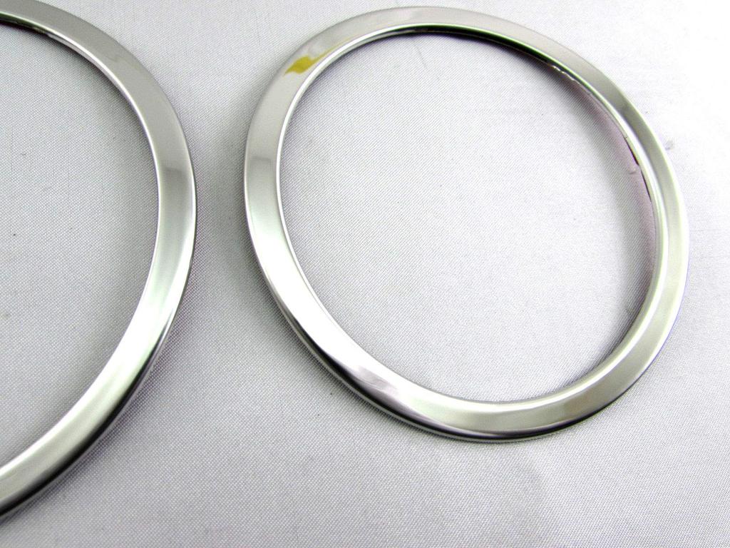 BRIGHTZ Toyoace Ultra-Mirror Finish Stainless Steel Plated Drink Holder Rings (2-Piece) [TRUCK-S-023]