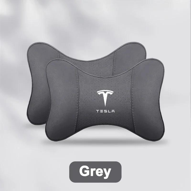 

Car Sticker 2025 Hot For Tesla Model 3 Model S Model Y Roadster Space X New Breathable Car Headrest Neck Support Seat Pillow Pro