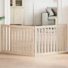 Vidaxl Foldable Safety Gate for Dog, 2 Panels, 160 Cm