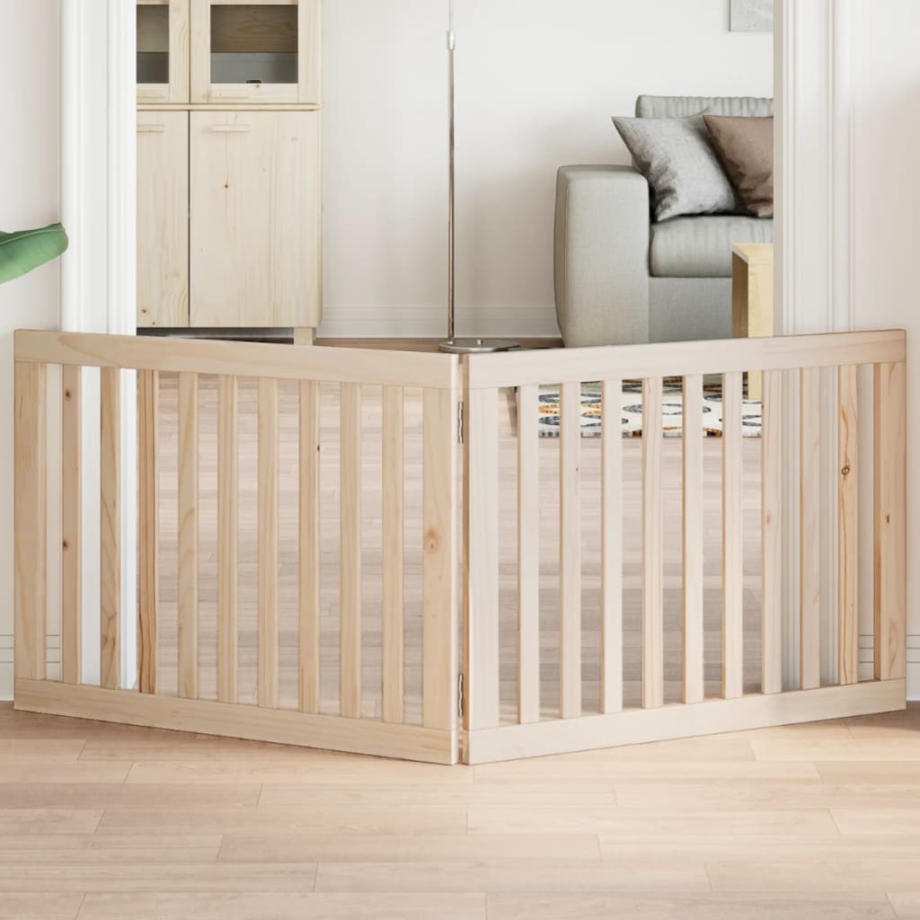 Vidaxl Foldable Safety Gate for Dog, 2 Panels, 160 Cm