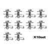 20pcs/10set Universal Under Engine Cover Undertray Clips M6 Body Bolt U-nut Screws Retainer Splash Shield Guard