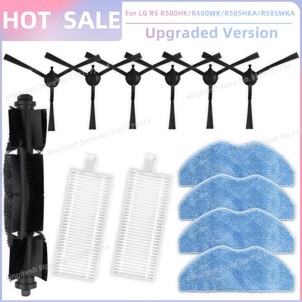 Fit For EUREKA FORBES Robo LVAC Voice Pro, Dynaking R21, LG R5, Rowenta X-Plorer S135 S135+/ S140 S140+ Parts Brush Filter Mop