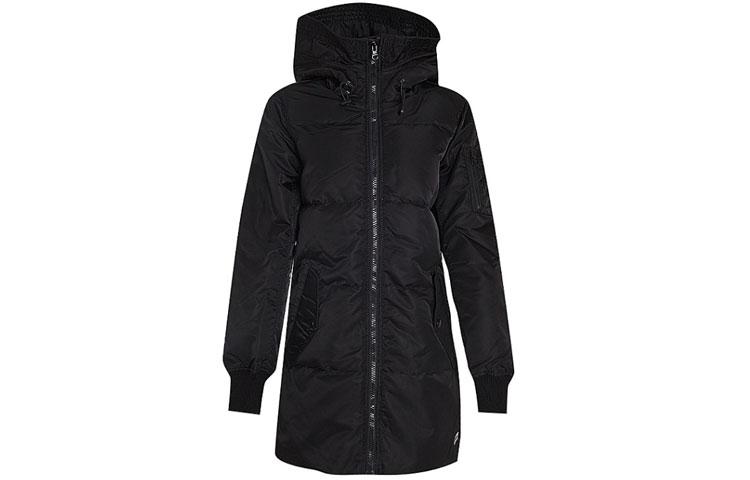 Converse КУРТКА Пуховик Женский Черный 10003240-A02 L