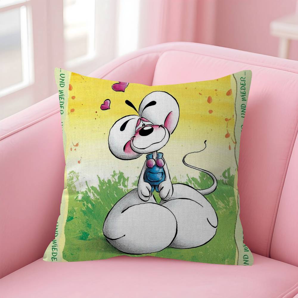 Cartoon D-Diddl Love Cute Kawaii Pillow Anime Pillow Sofa Bed Head Pillow Cover Cushion Cover Fashion