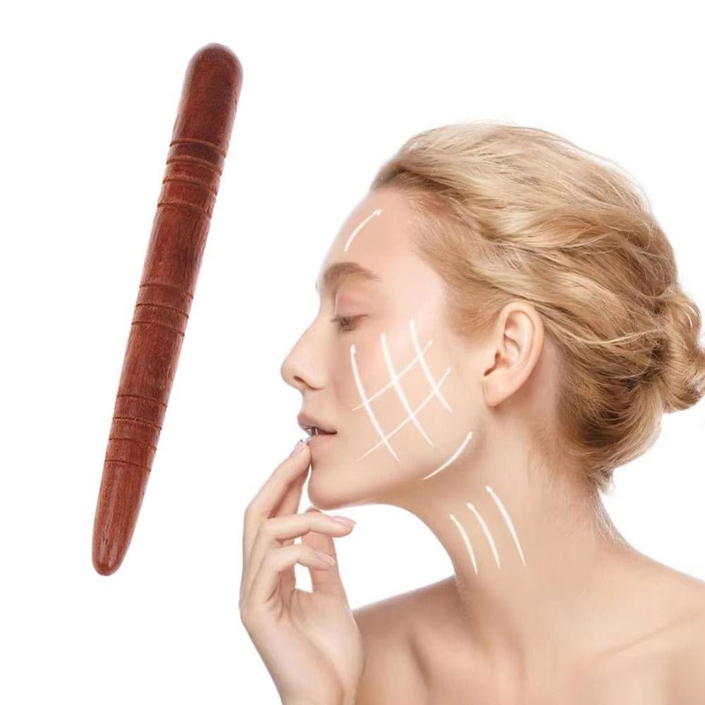 Wooden Body Massage Stick Round Head Foot Reflexology Massager  for Relieve Physical Fatigue