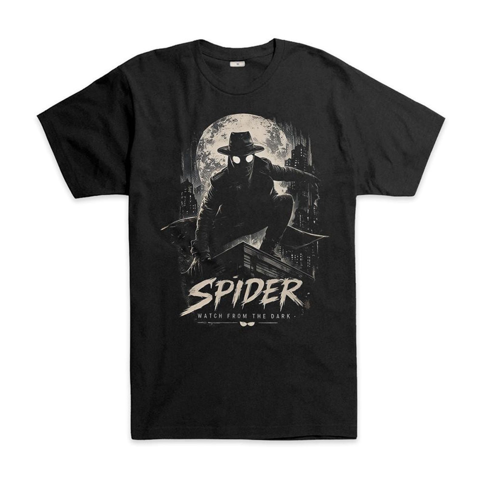 Spider-Noir Watch From the Dark T-Shirt, Men s and Women s Sizes (SRN-58903) XL