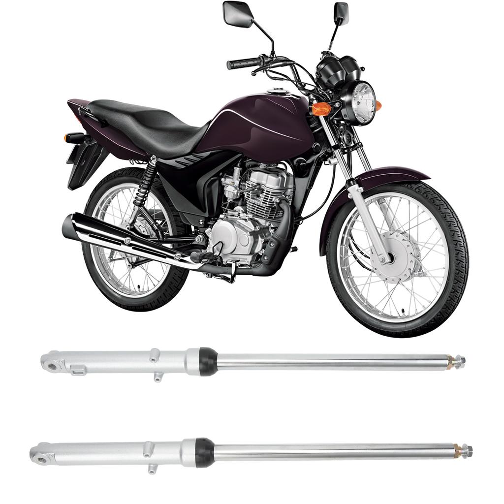 Pereche Amortizoare Furcă Față 670mm Amortizoare Motocicletă Metal Aliaj pentru CG125 150CC