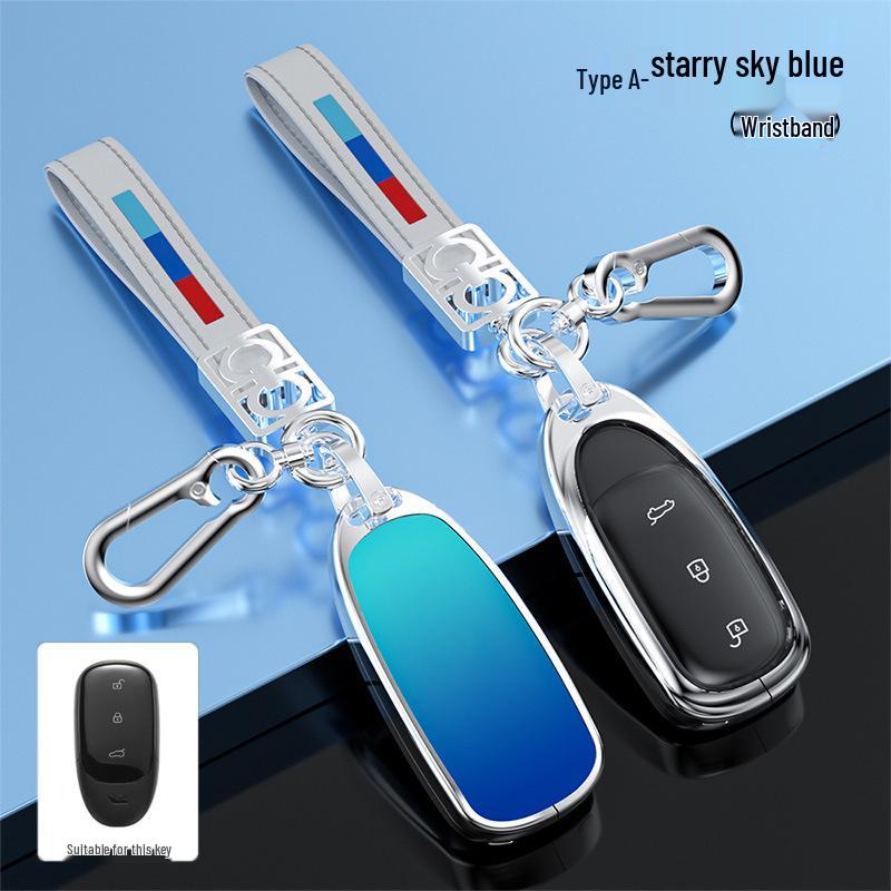 Compatible with Ideal L9 Key Case: 2022 Full Coverage Metal Remote Control Protective Shell for Men and Women