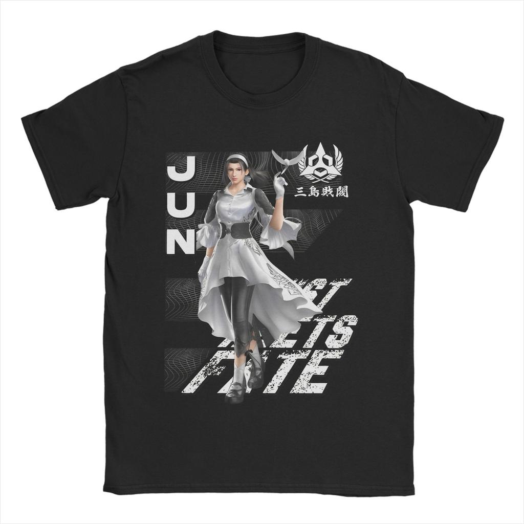 Tekken 8 Kazuya Gaming TShirt Unisexs Cotton Tops Funny Round Neck Short Sleeve