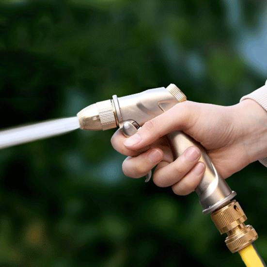 Hochdruckreiniger Gartenwasserzerstäuber mit Düse Einstellbarer Wasserfluss Korrosionsbeständig Autowäscher zum Waschen von Fahrzeugen Bewässern von Pflanzen