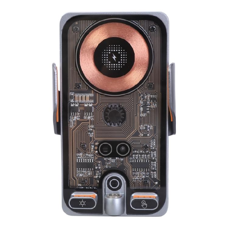 66W High Power Car Phone Holders Wireless Charging with Auto Sensing Clamp Secure & Convenient for Vehicle Type