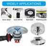 Universal Angles Grinder Arbors Conversion Kit Steel 5/8-11 Shafts With Lock Flange Nut For X Lock