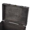 Large Wooden Storage Box Grey Antique Storage Box Wooden Jewelry Box  Home Bedroom Decor