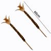 Cat Toy Feather Cats Teaser Sticks Plush Wool Cat Toys Interactive Bite-resistant Rope Feather Cats Toys with Bell Pet Products