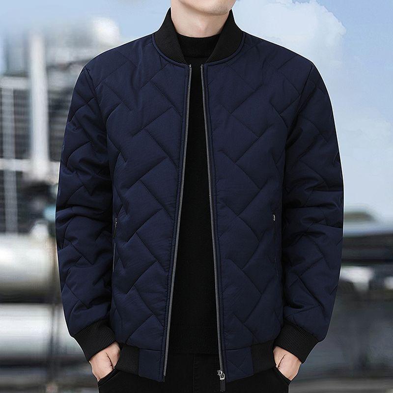 Herren Baumwollgepolsterter Mantel Winter Verdickt Locker Kurz Lässiger Mantel Warm Übergröße Baumwollgepolsterter Mantel