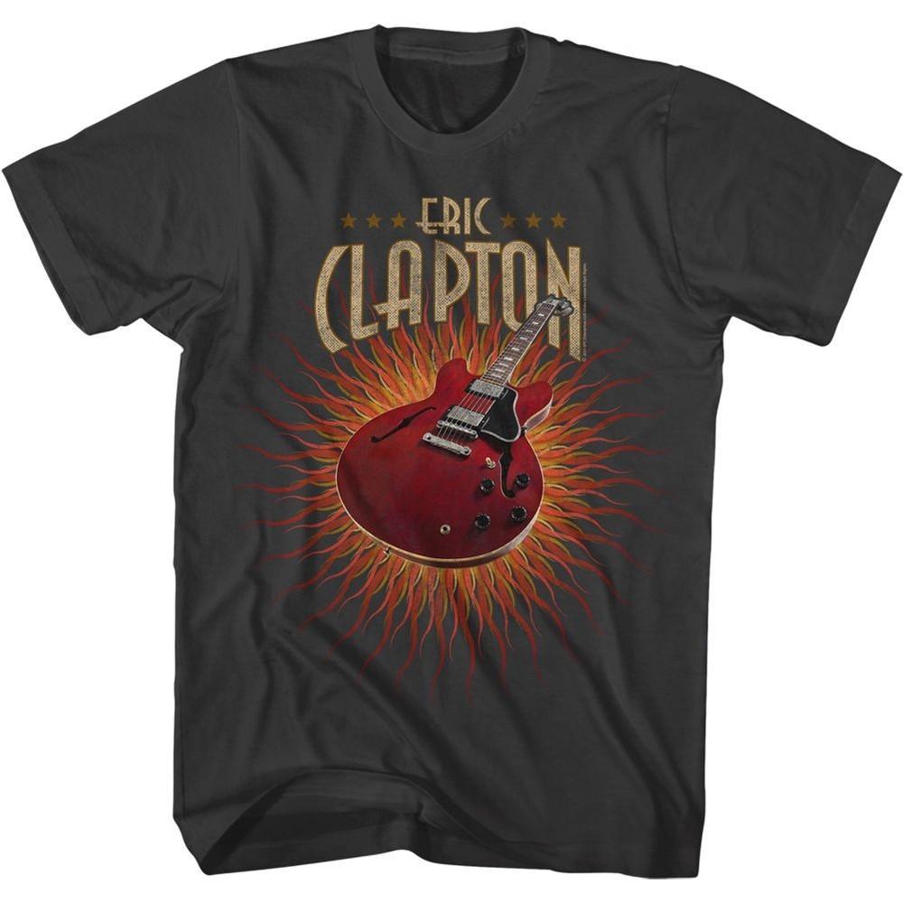 Eric Clapton Guitar Flames Smoke Music Shirt