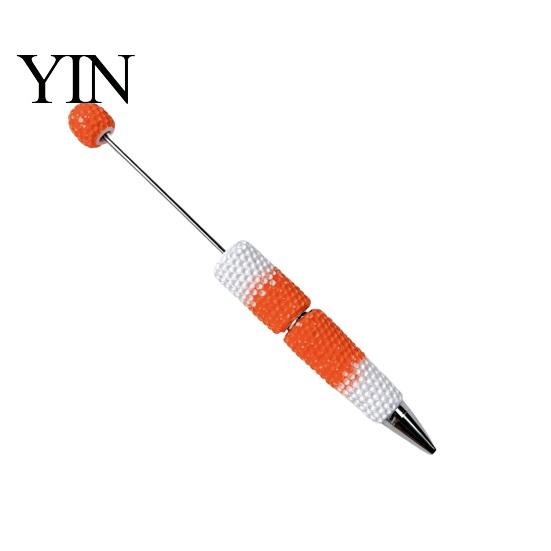 Giftable Beaded Pens DIY Beadable Pen, Colorful Fancy Crafting Ballpoint Office Stationery Supplies Gift for Students, Party Favors, Creative