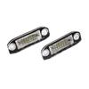 2pcs White LED Light Error Free Number License Plate Lights for Volvo S80 XC90 S40 V60 XC60 S60 C70 V50 XC70 V70 LED Tag Lights