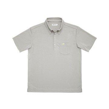 RAKU Polo Button Down Gray M