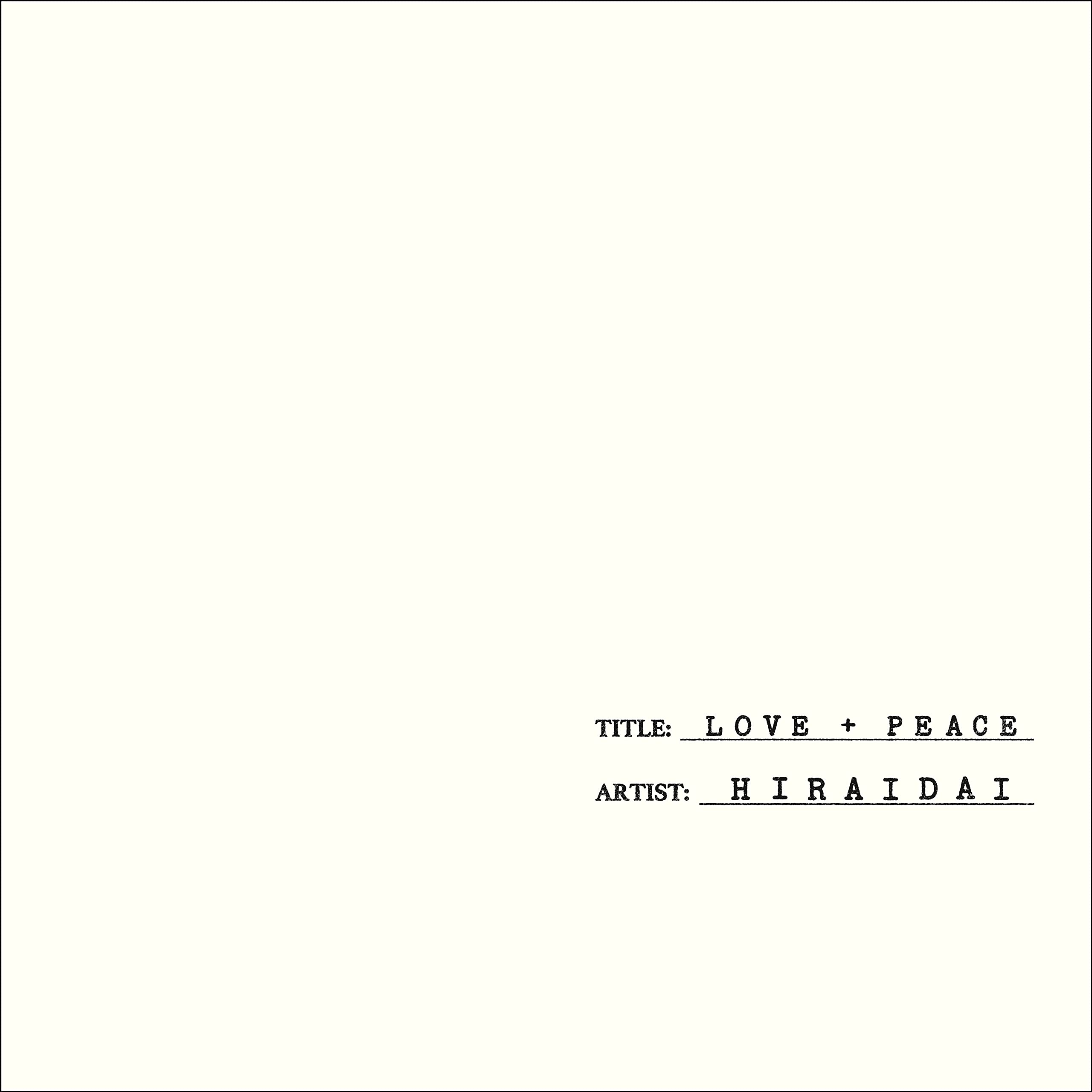 

LOVE+PEACE (AL3-disc set)