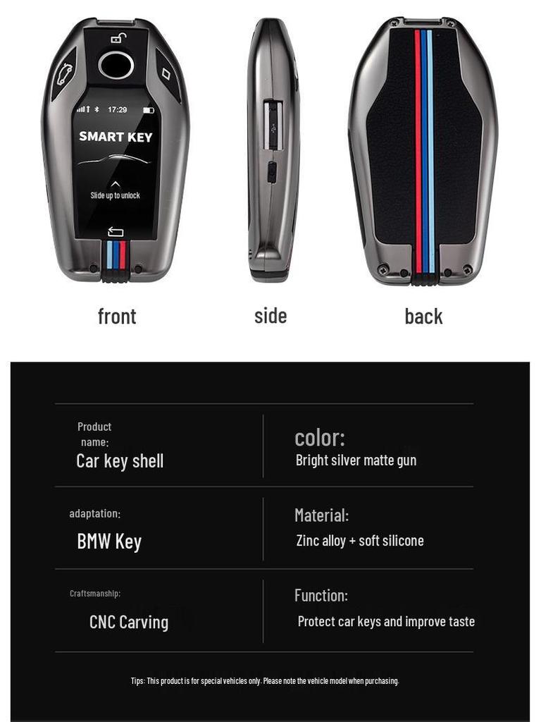BMW Key Shell for X7 730li, X5 Series 530, and 6 Series GT LCD Screens