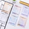 Square Aesthetic Planet Sticker Notes Tearable and Sticky Oil Paintings Note Pads, Notes and Messages Stickers Sticky Tabs