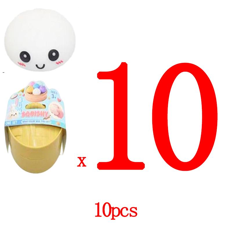 Steamed Stuff Bun Anti-Stress Ball Fidgets Durable Toy Dumpling Squishies Soft Slowing Rebound Foam Durable Toy Ultra-Soft Decompression
