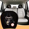 Halloween Printed Car Headrest Cover 2 Pcs Ice Silk Car Seat Headrest Cover Baby Seat Protector Accessories Interior Decorative
