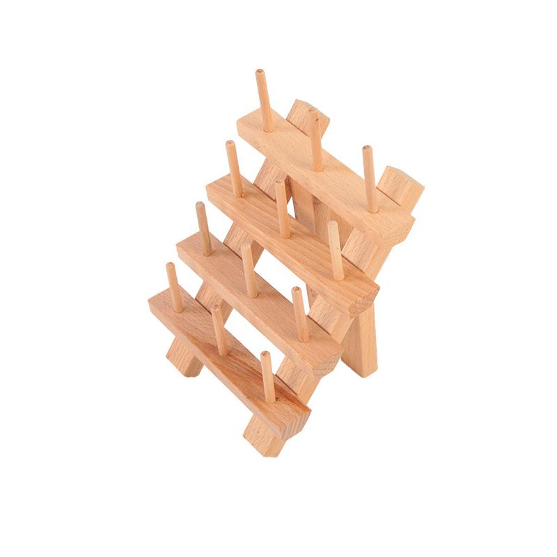 

Деревянная проволочная подставка, самодельная складная проволочная подставка, органайзер, 60/46/12 осей, нитки для вышивки, квилтинга и шитья