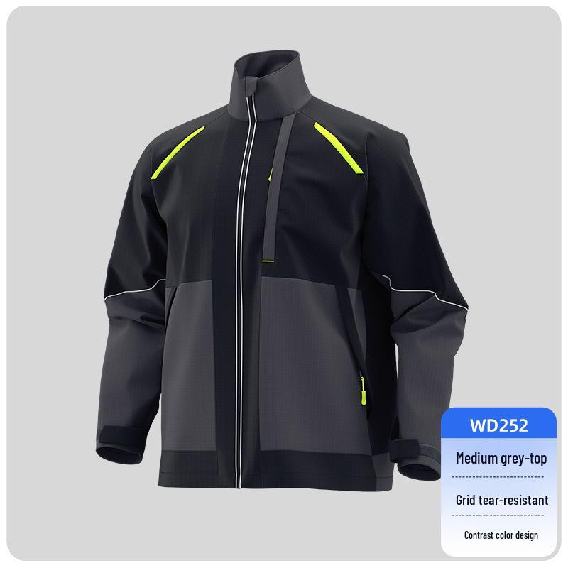 Tear-Resistant Men's Workwear: Durable, Wear-Resistant Clothing for Miners, Construction, and Electricians, Customizable for All Seasons.