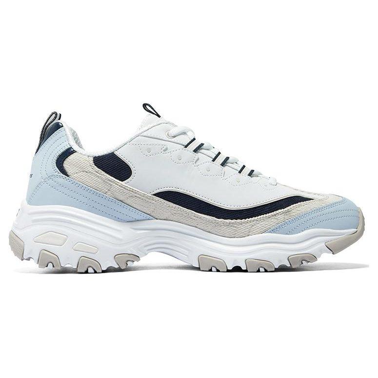 Skechers D'Lites Varsity Spirit Sneaker 'White Beige Blue' 894282-NTNV
