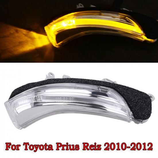 RH Right Passenger Rear View Mirror Trun Signal Light Lamp For Toyota Reiz Prius