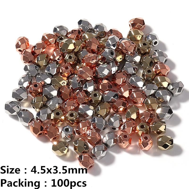 

Louleur Heart Star Round CCB Beads Big Hole Beads For Jewelry Making Loose Spacer Beads DIY Bracelet Necklace Accessories