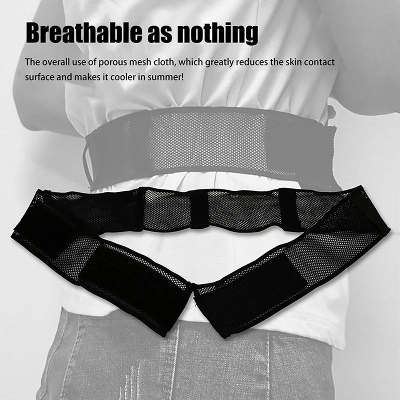 1 PCS Peritoneal Dialysis Belt Mesh Breathable Skin Friendly Abdominal Conduit Care Protection Adjustable Elastic Waistband