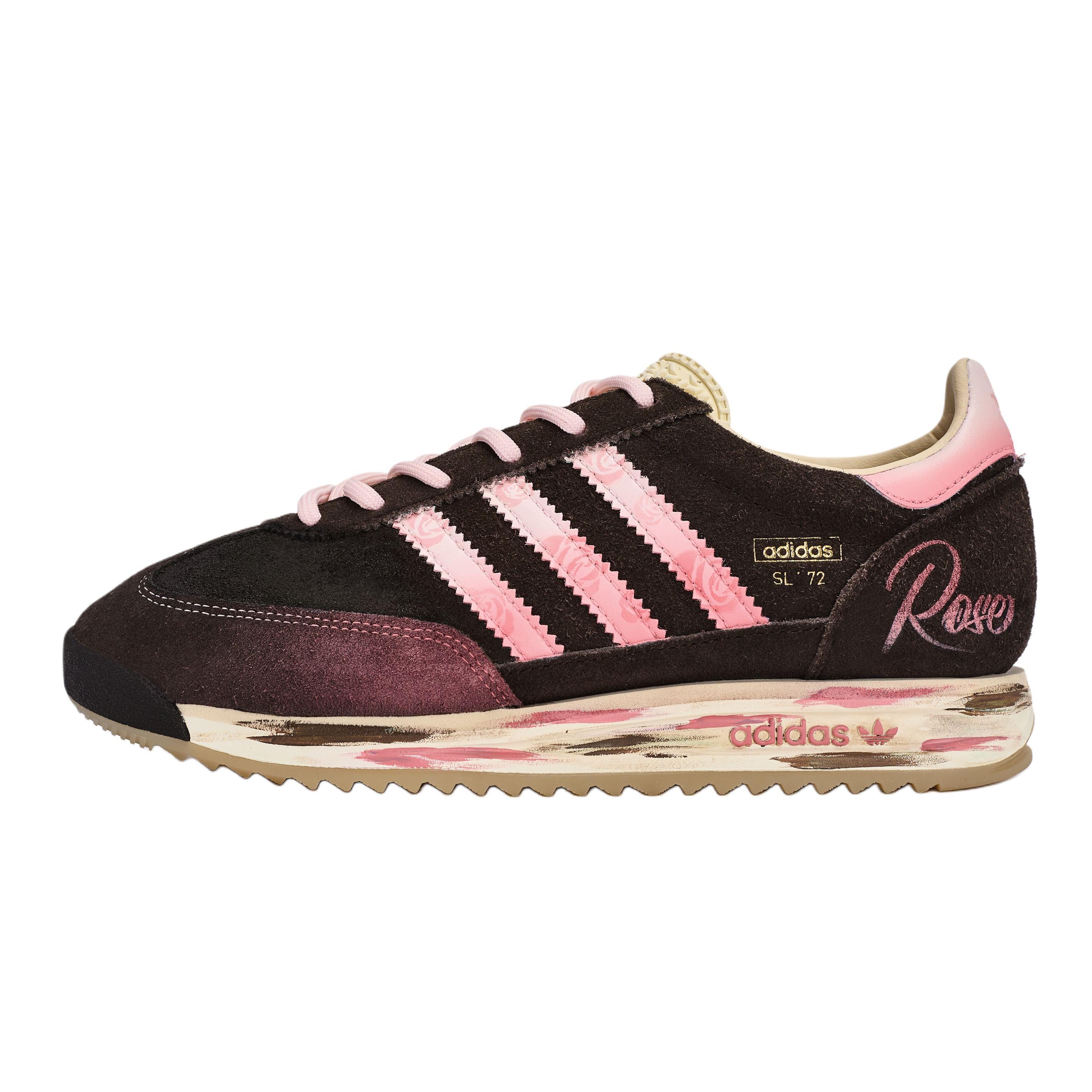 Adidas Originals SL72 RS Low top Running Shoes Unisex Pink Brown KK3642(Team1492-) 36⅔