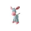 Plush Dog Chew Toy With Cotton Rope For Interactive Dental Relief